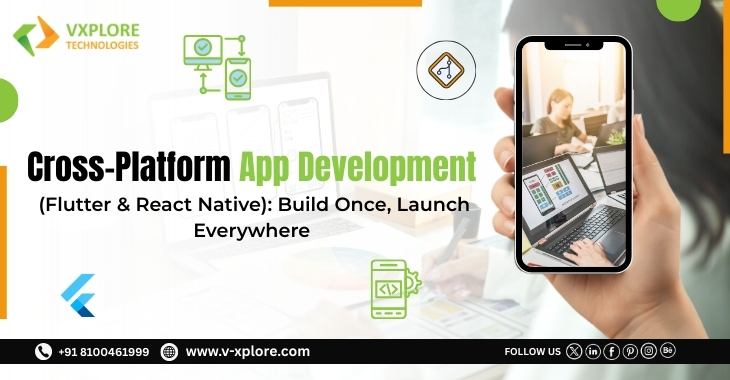 Cross-Platform App Development (Flutter & React Native): Build Once, Launch Everywhere