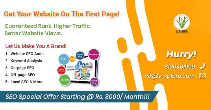Don’t Miss Special SEO Offer Launched By Vxplore